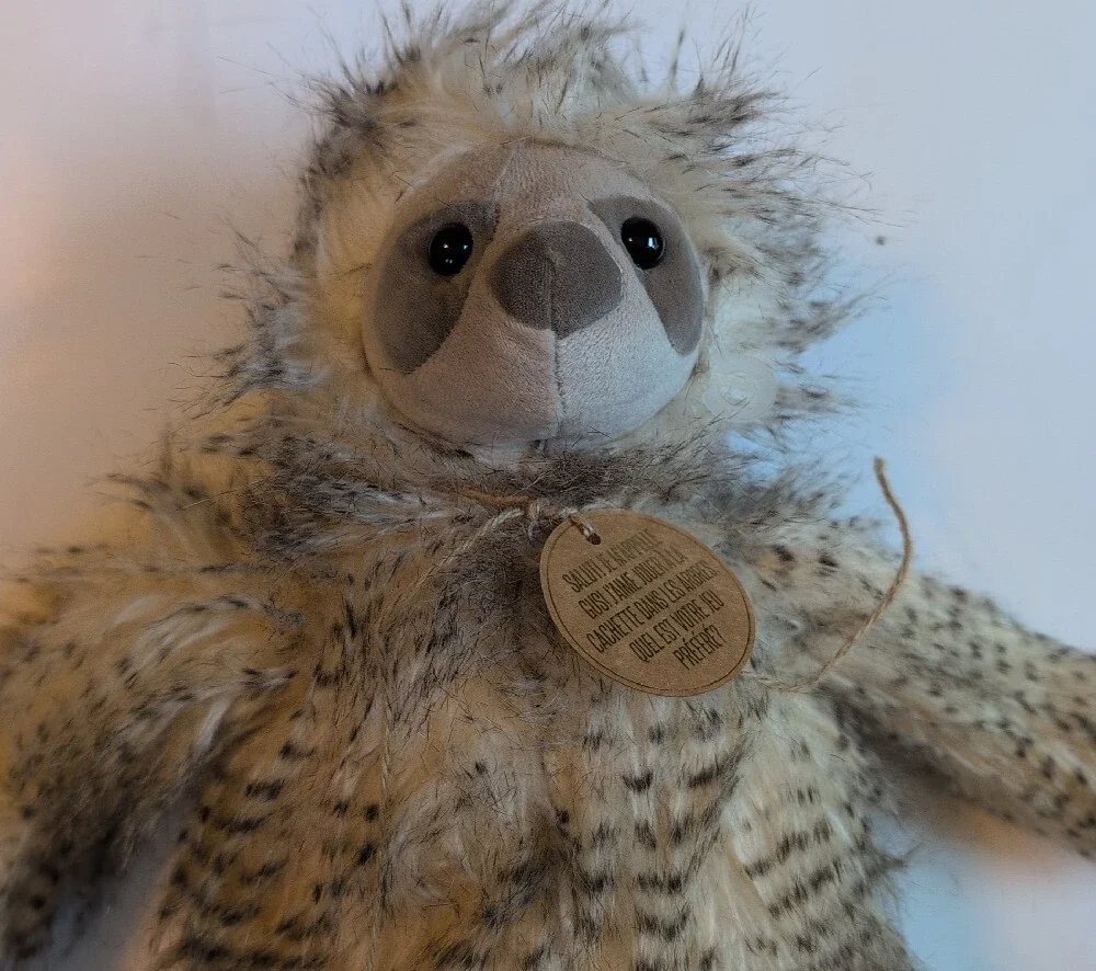 Gus The Sloth Plush Toy Heat And Hug Plush